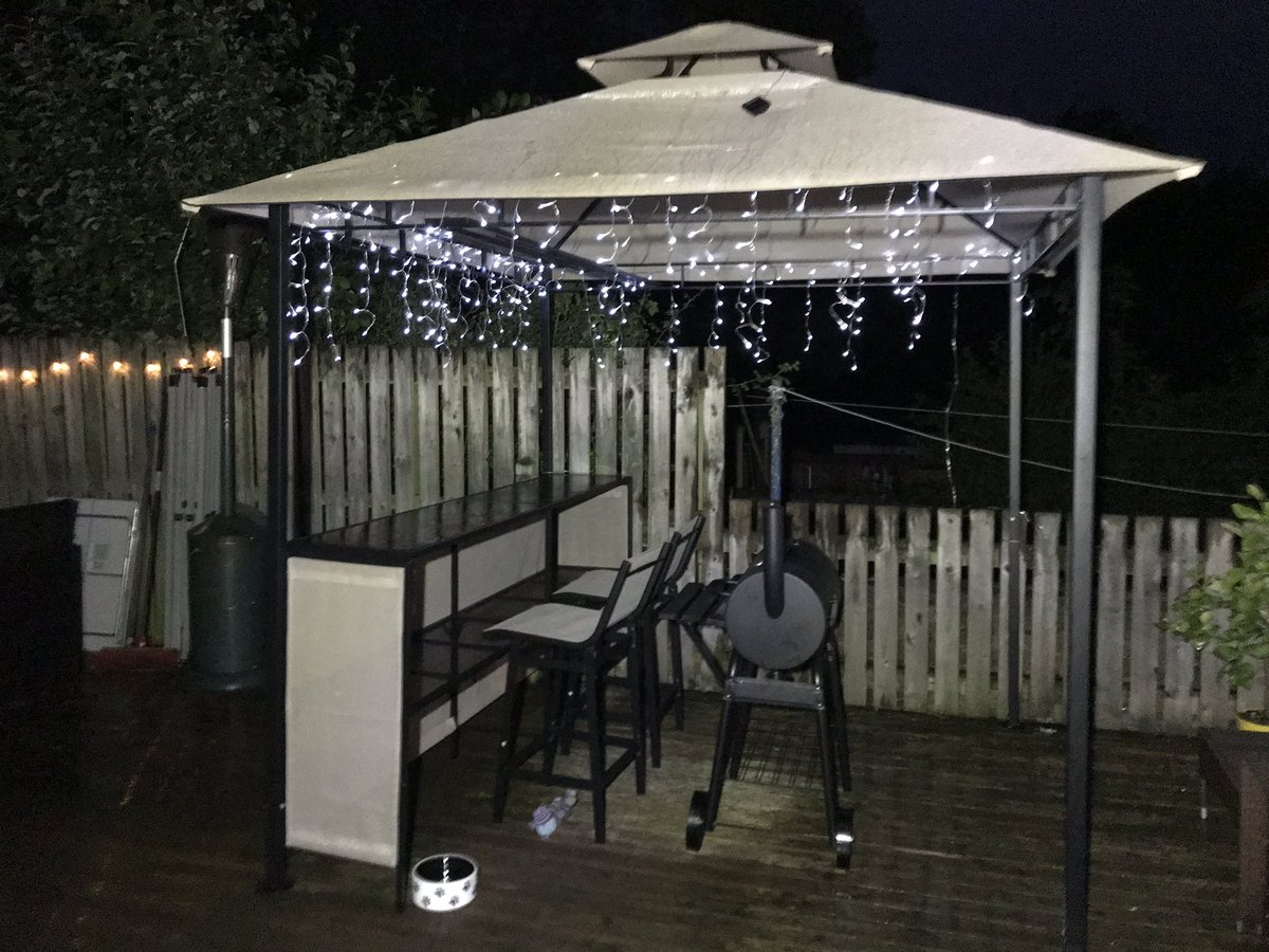 karenGSG's tweet photo. Usually the last day of school we’d be flying off to Spain! Staycation this year but at least we have the lovely new “Kaz’s Bar” to help us through! It’s early but I’m starting with a cold one! I”m on holiday after all #Staycation2020 #KazsBar #MissingSpain https://t.co/HCxHn3MEFB