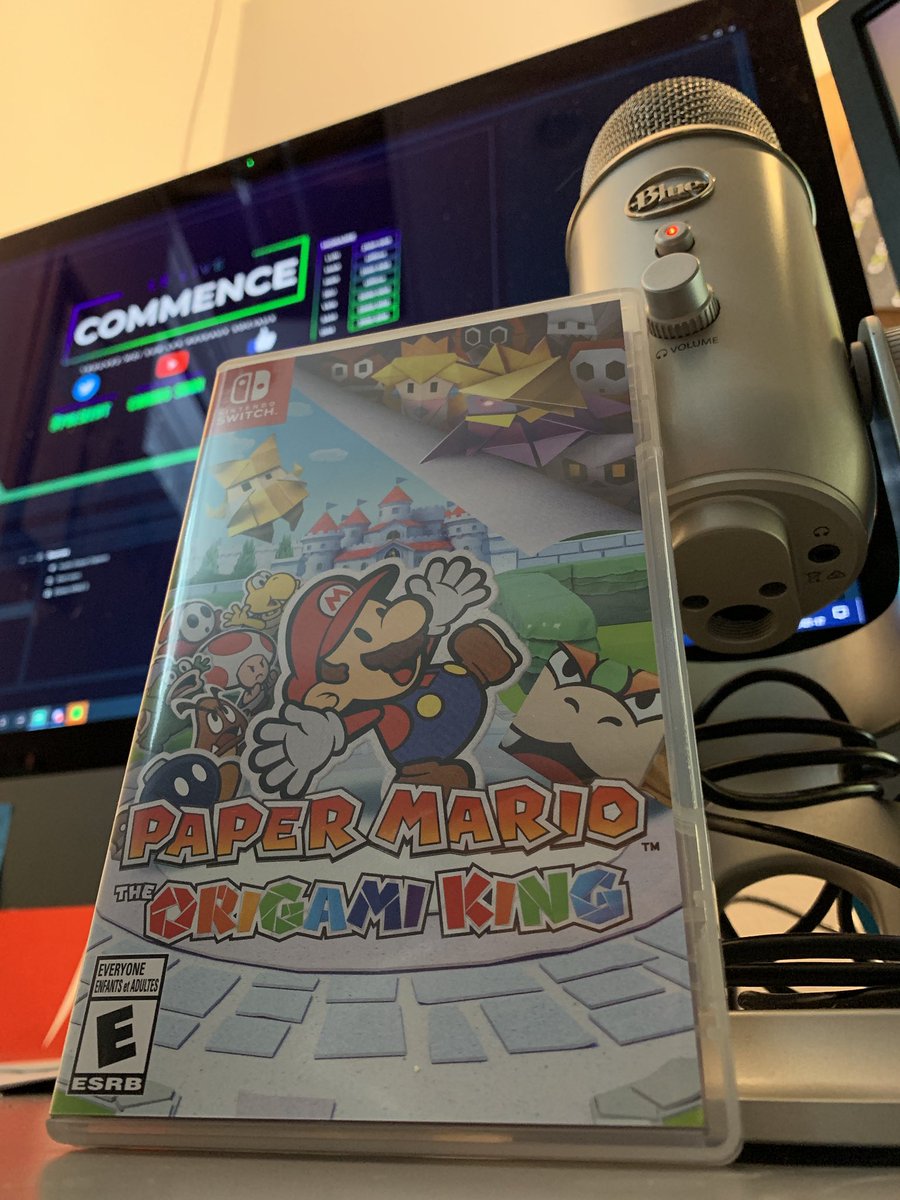 pulseEDT's tweet photo. On commence le live dans quelques instant...
https://t.co/wCM1HS4hKf 
#PaperMarioTheOrigamiKing #Nintendo #qcstream #enfrancaissvp https://t.co/06MP5r5laI