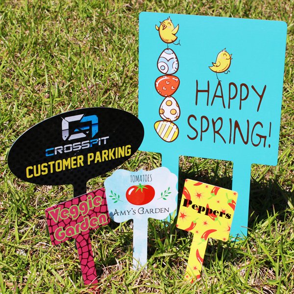 condesystems's tweet photo. With more time on our hands, why not spend some time outside in the garden? These Unisub® Garden Stakes &amp; Yard Signs are perfect to label fresh veggies or a beautiful rose garden! https://t.co/v9JqmDsxHh 

#conde #spring #sublimation #workfromhome #design #sublimationgifts https://t.co/qh3e8izF4R