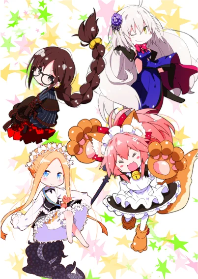 #デフォルメ絵を流してデフォルメ民を増やそう 
FGOまんが表紙の 
