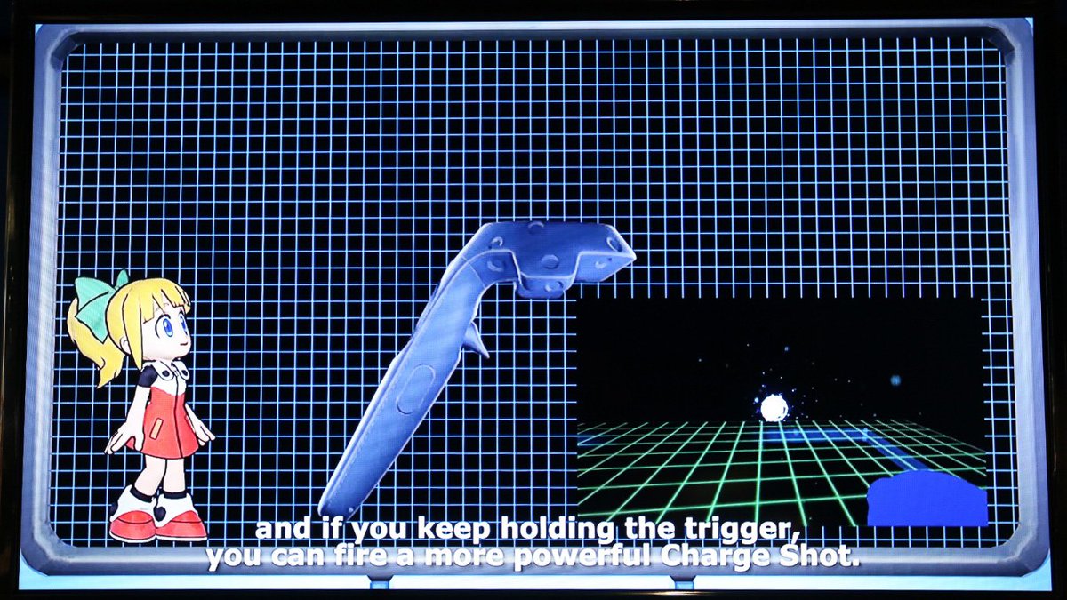 Protodude's tweet photo. Rockman VR is played with an HTC VIVE Pro Headset. Curiously enough, the tutorial is presented in English. This begs the question if, somewhere down the line, it will be localized and ported to PC.
https://t.co/nPhVhWXoUi https://t.co/VXfIxJ8zyY