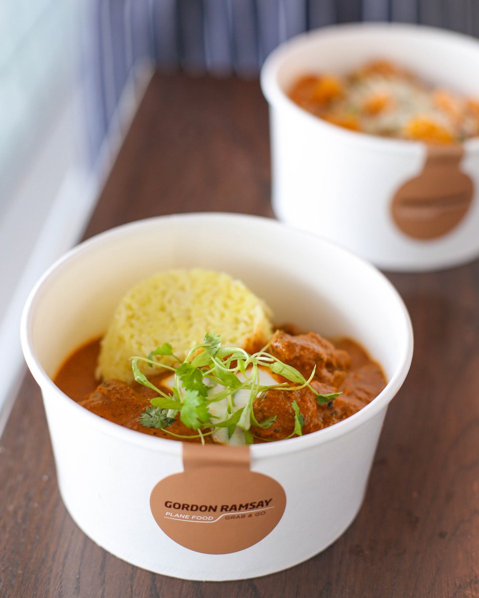 Did you know our classic butter chicken curry is available to go? Enjoy delicious Plane Food signature dishes at 40,000 feet! #ReadyForTakeOff