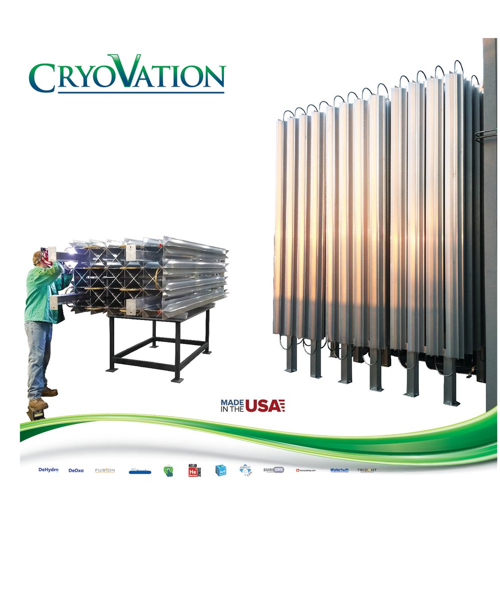 CryoVation's tweet photo. MADE Right here in this great nation, CryoVation USA manufactures ambient and electric Waterbath vaporizers. Call or email today and let us help you size the proper CO2 or cryogenic vaporizer.
https://t.co/OZ6CHfADHY

#MADEINUSA   #CRYOVATION   #CRYOGENICS   CryoVation USA https://t.co/yeTSYO3SLH