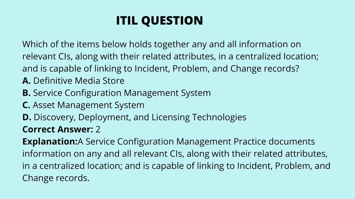 EllaJohnson1199's tweet photo. Do you want to have more about ITIL exam material content?
Then stay connected with us.
#ITILfoundationcertification #ITILonlinecertification #ITILpractitionercertificartion #ITILexpertcertification #ITILcertificationguide #ITILframework #onlineITILcourse #onlineITILmaster https://t.co/3OtAZHQ1tb