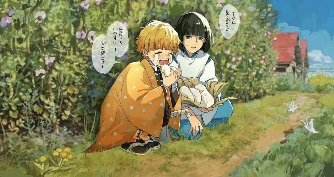 AnimeSxnpai's tweet photo. ghibli x demon slayer https://t.co/5ffnwPmk94