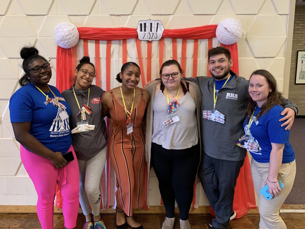SXURHA's tweet photo. This Flashback Friday, we want to look back at the IRHA “The Greatest Leaders” Conference 2020 at @westerniluniv! 🎪 At the conference, our delegates Kait, Sekoya, Bri, Izzy, Isaac &amp; Anna with advisors Andrye &amp; Martina
(1/3)
🍿🎠🎟
#SXURHA #IRHA2020 #WIURHA #GreatestLeaders https://t.co/a1jUgdA8hl