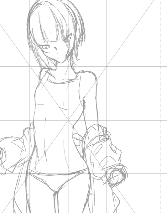 千夜ちゃんラフ 