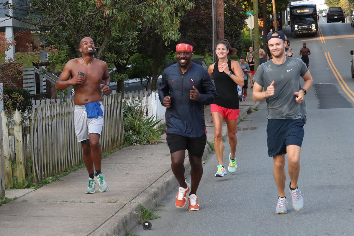 erineedgerton's tweet photo. ProlyFyck Run Crew runs a specific 4 mile loop through Charlottesville's prominently black communities in hopes of inspiring others to join in and bring people together. Not everyone can afford a gym membership, but everyone can run (or walk). https://t.co/7g5bduSk7V