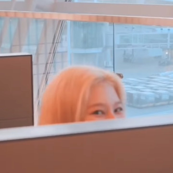 i can see her nose scrunch