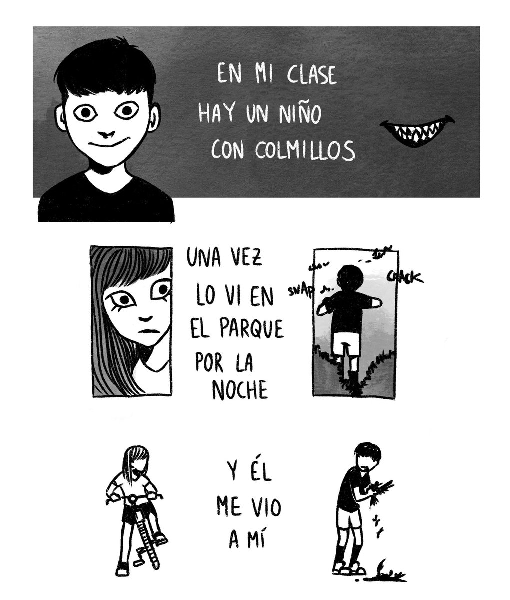 inexorableangst's tweet photo. EN MI CLASE HAY UN NIÑO CON COLMILLOS    1/10 https://t.co/xon7cTCQFX