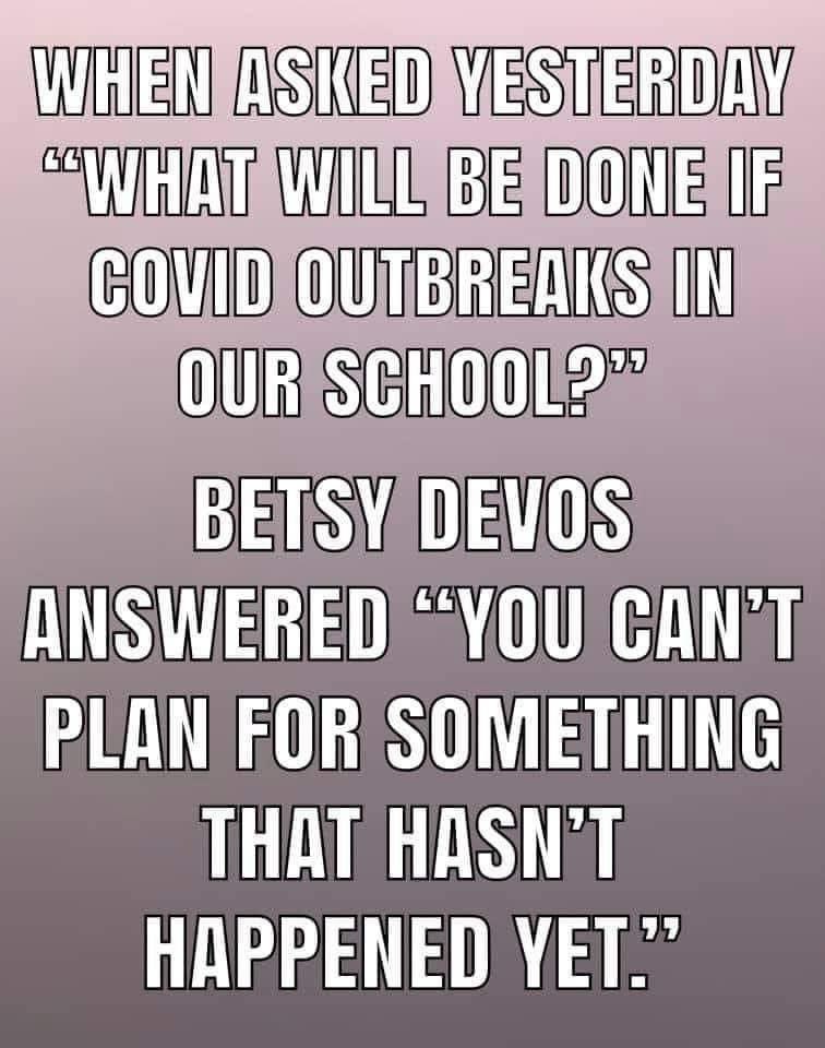 ARTupperwareGal's tweet photo. @realDonaldTrump @BetsyDeVosED you stupid twat https://t.co/eA76ngPP2q