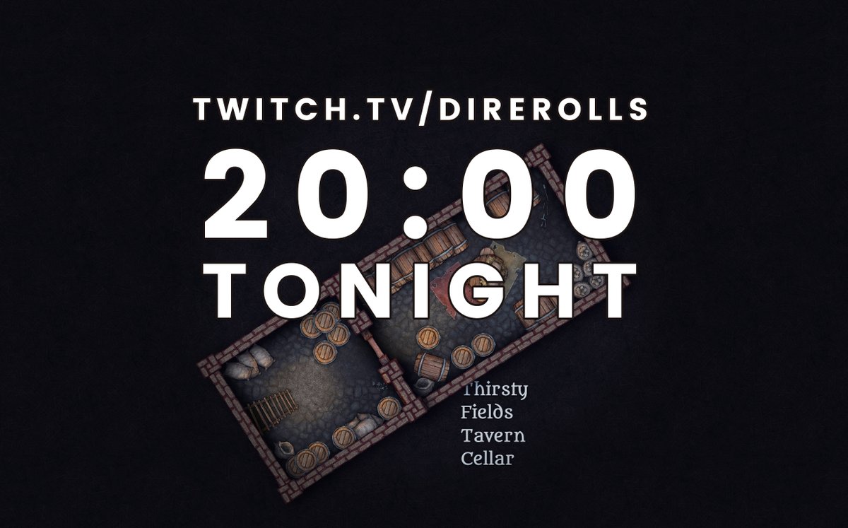 DireRolls's tweet photo. Join us tonight at 20:00 CEST on https://t.co/X681WlDakK
#dungeonsanddragons #stream https://t.co/G2OElWJbTo