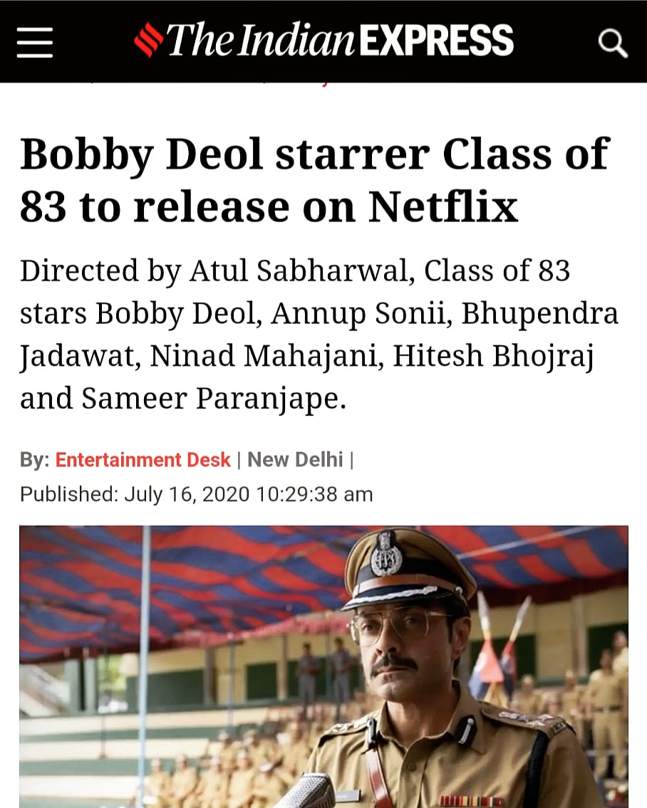 Here goes !! First one, Big one. Gracias <a href="/NetflixIndia/">Netflix India</a> <a href="/RedChilliesEnt/">Red Chillies Entertainment</a>, Our director Atul Sabharwal, the ever so amicable Abhimanyu Ray and his lovely casting team !!!