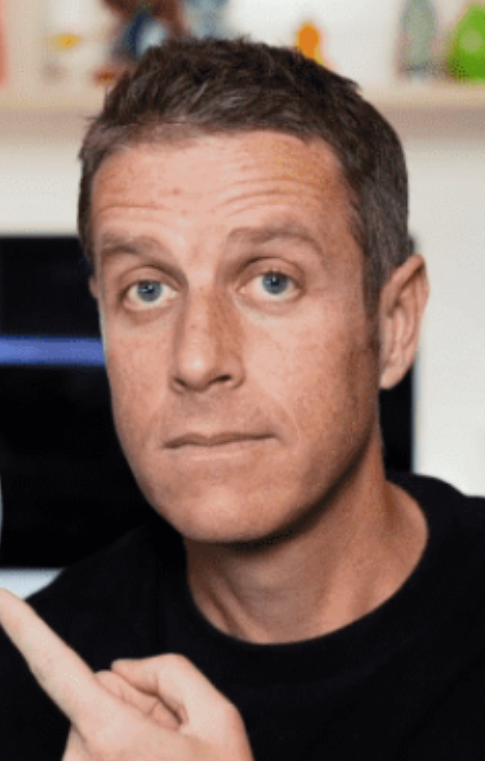 angrymedia's tweet photo. Corporate has sucked this man's soul. Look at his eyes. 
Reminds me of someone.
#PlayStation5 https://t.co/iJbn0NdxHM
