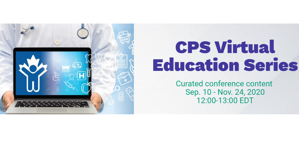 CanPaedSociety's tweet photo. Have you heard about the #CPSVirtualSeries? We're taking our conference content online this year! Join us for lunch time sessions starting September 10, and earn MOC credits. Details and registration here: https://t.co/7vbLWoPvQ4 #MedEd https://t.co/KvI8yrg5oL