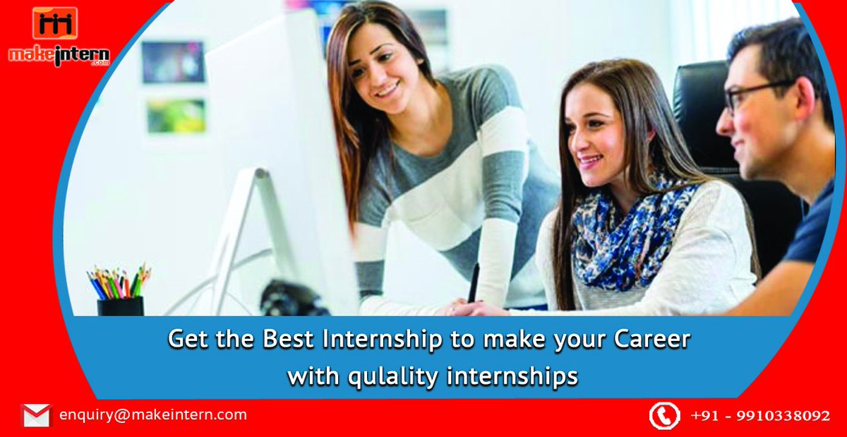 MakeIntern's tweet photo. Looking for an Internship in India? MakeIntern is an online portal that provides the best #internshipopportunities in India such as #SummerInternships, Virtual Internship, Paid Internship, #MBAInternships with Best Opportunities for your Future.
Visit at: https://t.co/mIvcvP4jBG https://t.co/nfGUAQ2uwO