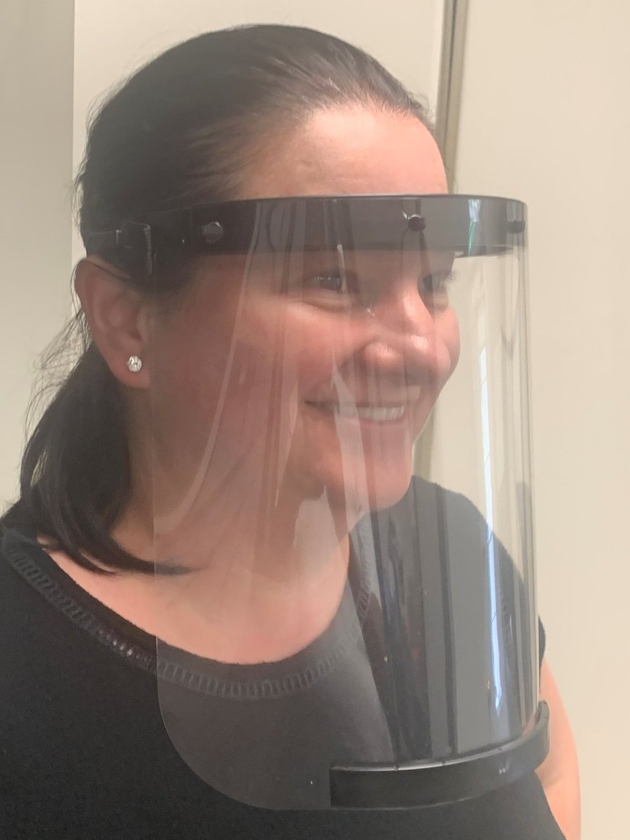 HomeInsteadRHV's tweet photo. We would like to extend a very big THANK YOU to Charmaine and #LIXILSHIELDS for the generous donation of #FaceShields.

We sincerely appreciate this gesture that will keep our seniors and CG's safe to help #FlattenTheCurve. #PPE #Community https://t.co/2eEoKmo5oI