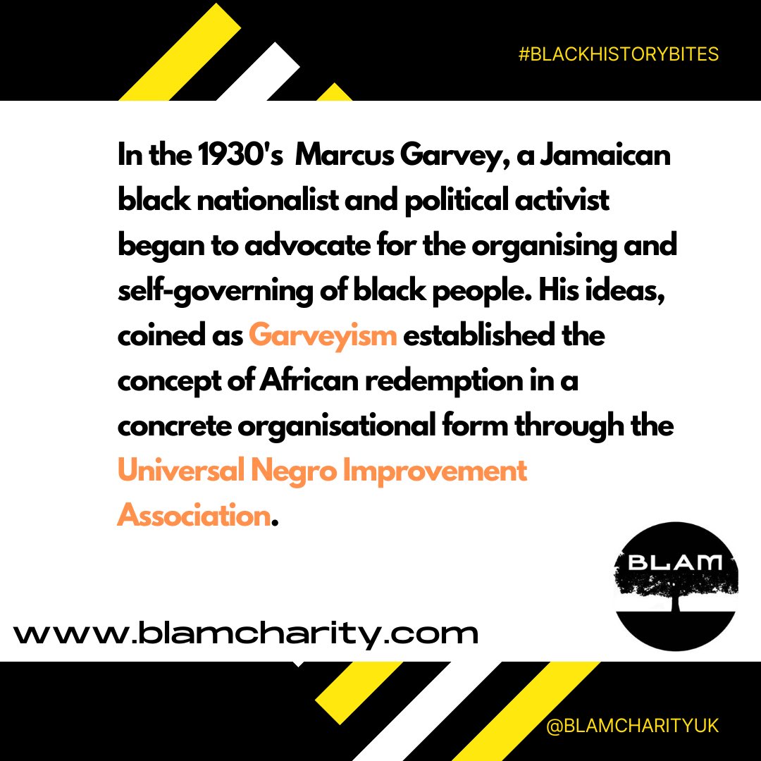 BLAMCharity's tweet photo. Pan-Africanism in Jamaica. Blam’s #blackhistorybite 🇯🇲🇯🇲🇯🇲 https://t.co/tHr3FlZtt6