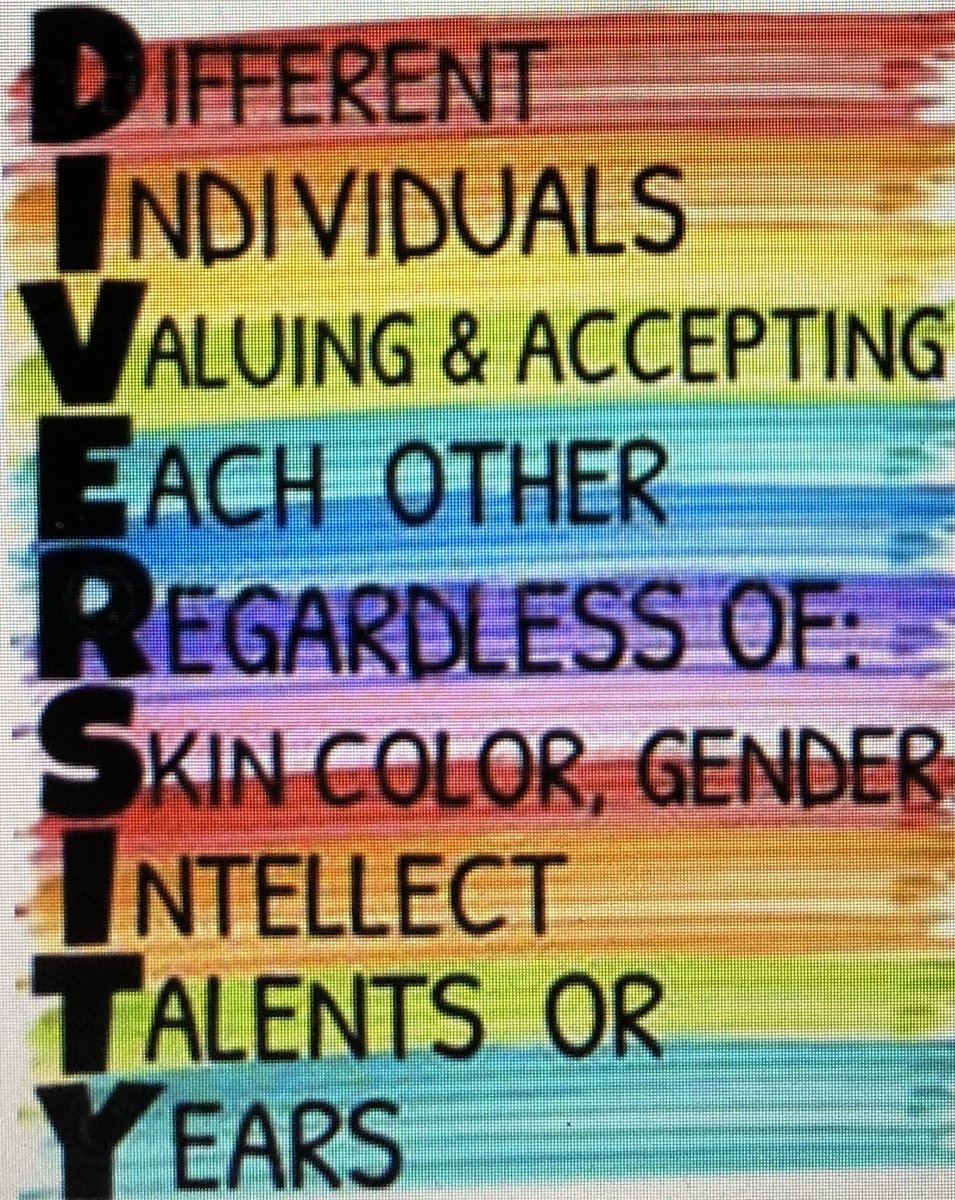 Diversity is exactly this, it starts with ourselves first.  What are you willing to change to be a part of change? @Urs1ATT #ittakesTU #diversitymatters #strongerTUgether