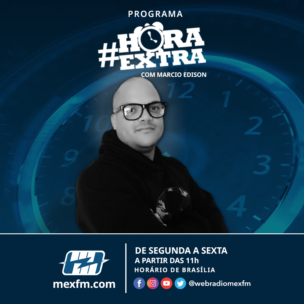 webradiomexfm's tweet photo. #ProgramaHoraExtra agora pela https://t.co/YnIT0eE8UE! De segunda a sexta, a partir das 11h (horário de Brasília). Envie sua participação no whatsapp da rádio (11) 9 7080-5997 ou participe do grupo de whatsapp do programa --> https://t.co/GoBz53XNc7 #webradiomexfm https://t.co/CBQTeLmBjo