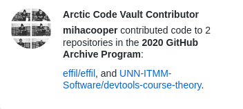 mihacooper's tweet photo. That's really cool feeling when your project is archived for future generations.

Maybe they finally close all issues...

#effil #github #GithubArchiveProgram https://t.co/7QvlP7JN0l