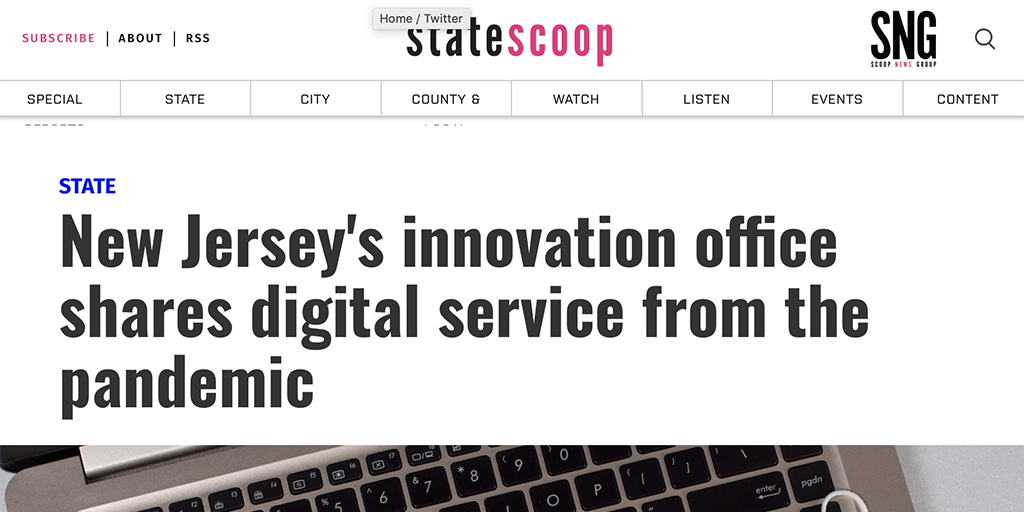 PearlGabel's tweet photo. The Office of Innovation has been an incredible partner in gov who has cut through noise and MADE THINGS HAPPEN. The https://t.co/f5FB19RRig is only one of the many projects getting done. Major props @bethnoveck @gamorgana 

https://t.co/Z3kdATP9j0 https://t.co/HwtGnkbLHy