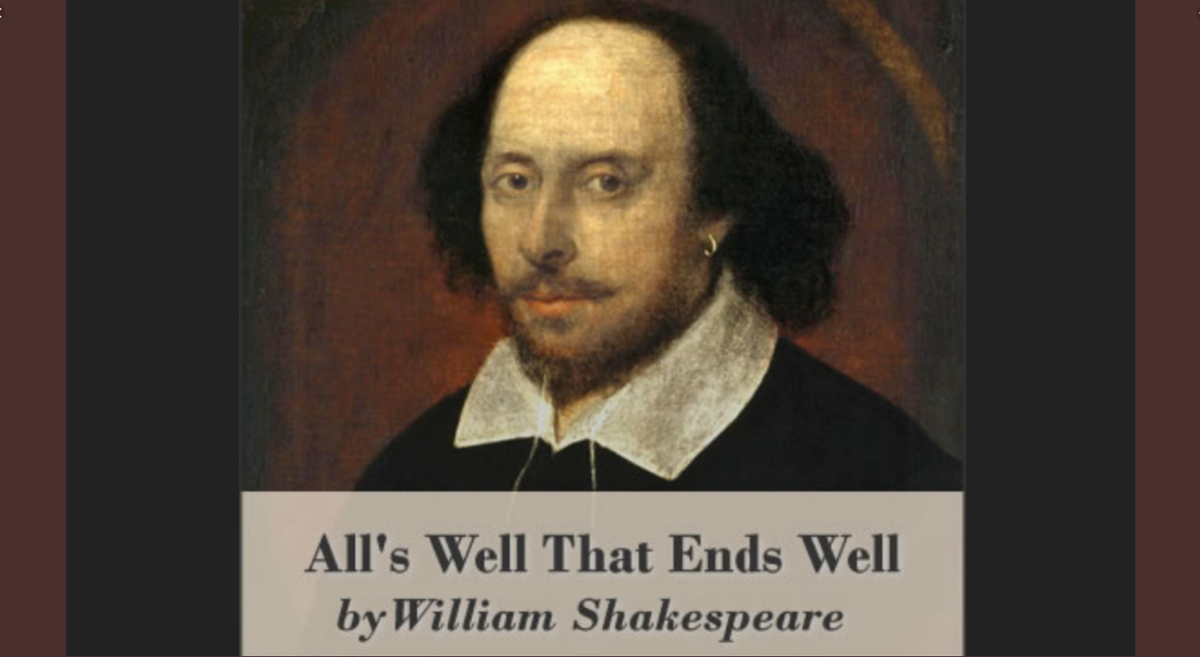 EEFWW's tweet image. TOMORROW, 1 PM ET / 10 AM PT, the Instant Shakespeare Company presents a Zoom play reading of ALL'S WELL THAT ENDS WELL, by the Bard, starring @MrTeller as Bertram &amp;amp; myself as Helena. Join us! us02web.zoom.us/j/81757468237?…
Password: 048496
Webinar ID: 817 5746 8237
by 📞: 929 205 6099