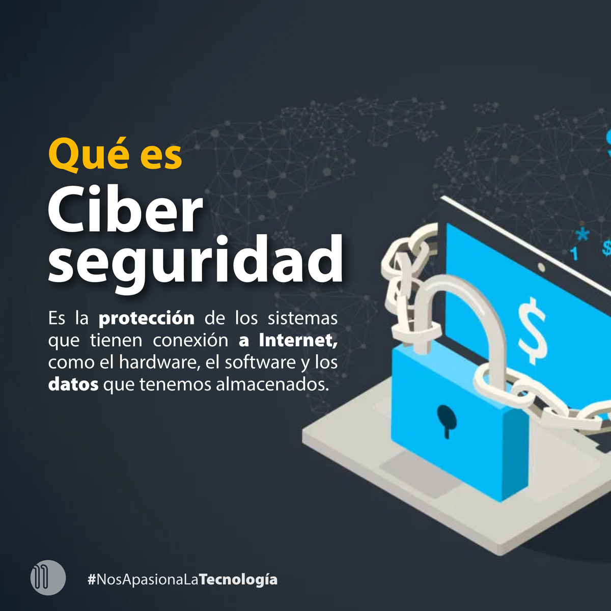 Once_Group's tweet photo. En el mundo durante los últimos años los ataques cibernéticos han dejado perdidas superiores a los 12.000 millones de dólares, Colombia no está lejos de esta realidad. Cuanto sabes sobre #ciberseguridad?

para mayor información: https://t.co/J50lgi0AK3 #NosApasionaLaTecnología 🤖 https://t.co/KZjsxjNneI