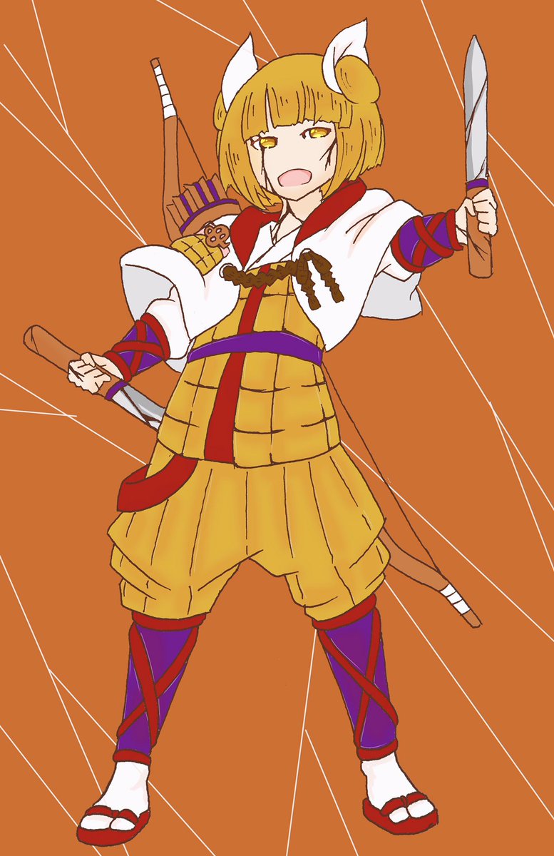 四月一日村真 Sur Twitter 東方の90分お絵描き 埴輪ふるかすたむ 杖刀偶磨弓 じょうとうぐうまゆみ