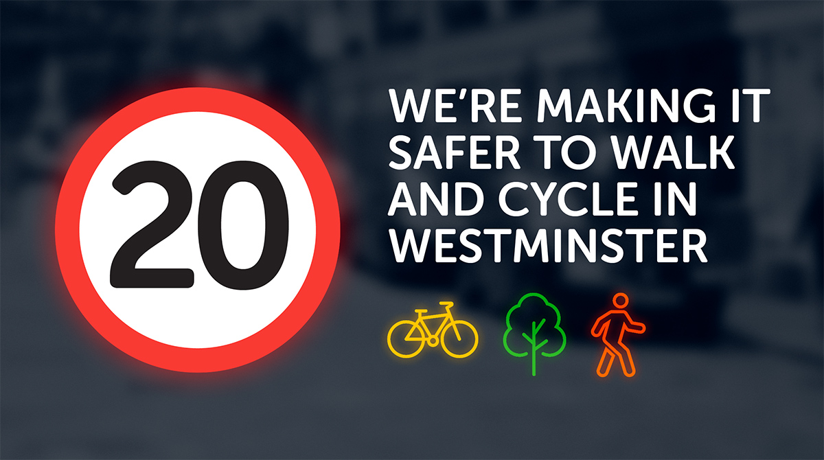 CityWestminster's tweet photo. A new speed limit is being introduced in #Westminster following a consultation with residents and businesses last year. 66% of respondents to the consultation were in support of the proposed scheme.

For more information, visit: https://t.co/ZKWAHuVZ2S

#Westminster https://t.co/ARmKTC2nKz