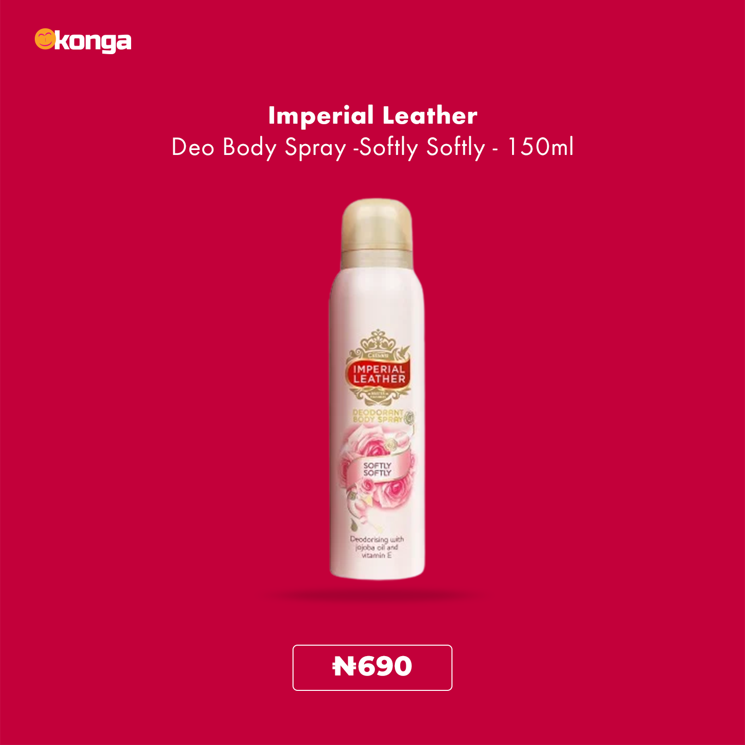 Utålelig Downtown Fjerde Konga Nigeria on Twitter: "The fragrance is the first layer of dressing,  your unseen bodysuit. Order your Imperial Leather 150ML X1 Deodorant Body  Spray on Konga and enjoy MASSIVE SAVINGS. Start shopping