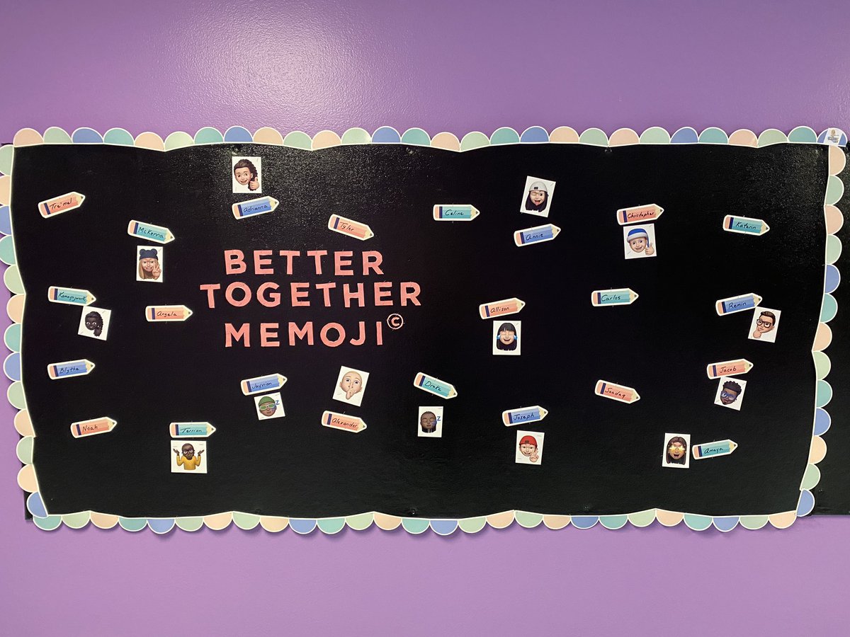 LearnWithMrCota's tweet photo. Better together with our Memojis to express ourselves and our inner identities #CrestviewProud  @AppleEDU @Apple #GameChangers @NKCSchools @Crestview_NKC https://t.co/sfjBvm7lGB
