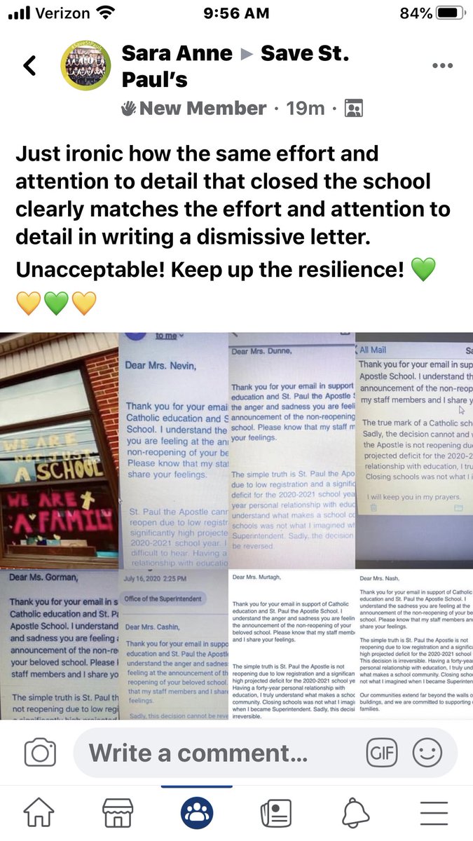 colnevin's tweet photo. How considerate of the archdiocese to respond with this form letter to all who emailed to voice their disappointment. It’s just like the form letter the parents received to say @savestpaul was closing for good! @CardinalDolan @MichaelDeegan10 @MayorMikeSpano @JohnRubbo https://t.co/47xyYgOg0H
