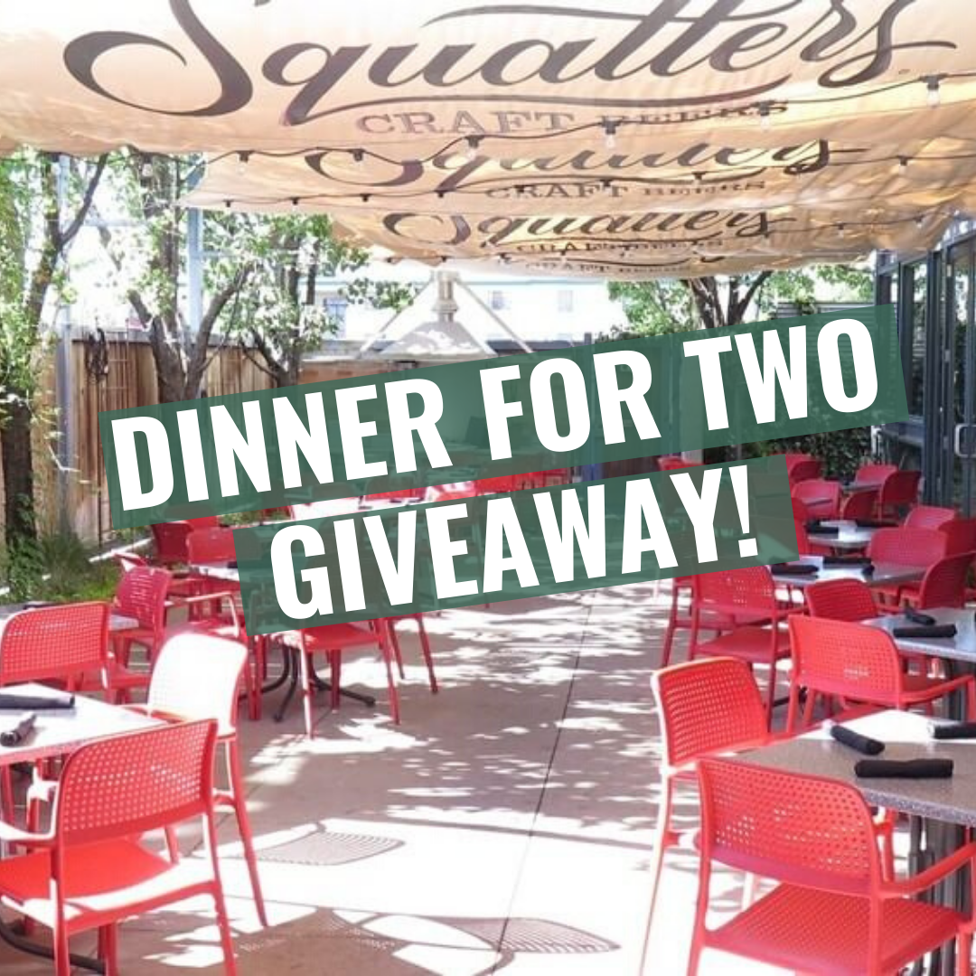 squattersbeers's tweet photo. DATE NIGHT ON THE PATIO GIVE AWAYπ
RT for a chance to win a dinner for two on our outdoor patio - includes an appetizer, two entrees, and two desserts with your reservation! Winner will be announced Monday at 10am - Good luck! #SquattersPub #SaltLakeCity https://t.co/uq6dRzSjBI