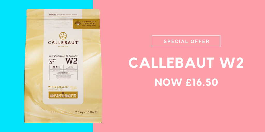 🍫 Get It Before It’s Gone! 🍫 Callebaut W2 white chocolate 2.5kg bags (best before Oct) are currently only £16.50 on our website and going fast 🏃!  
Grab yours now 👉  bit.ly/3esFjag #Callebaut #Chocolate #WhiteChocolate #Chocolatiers #SweetTooth #Desserts #Yummy
