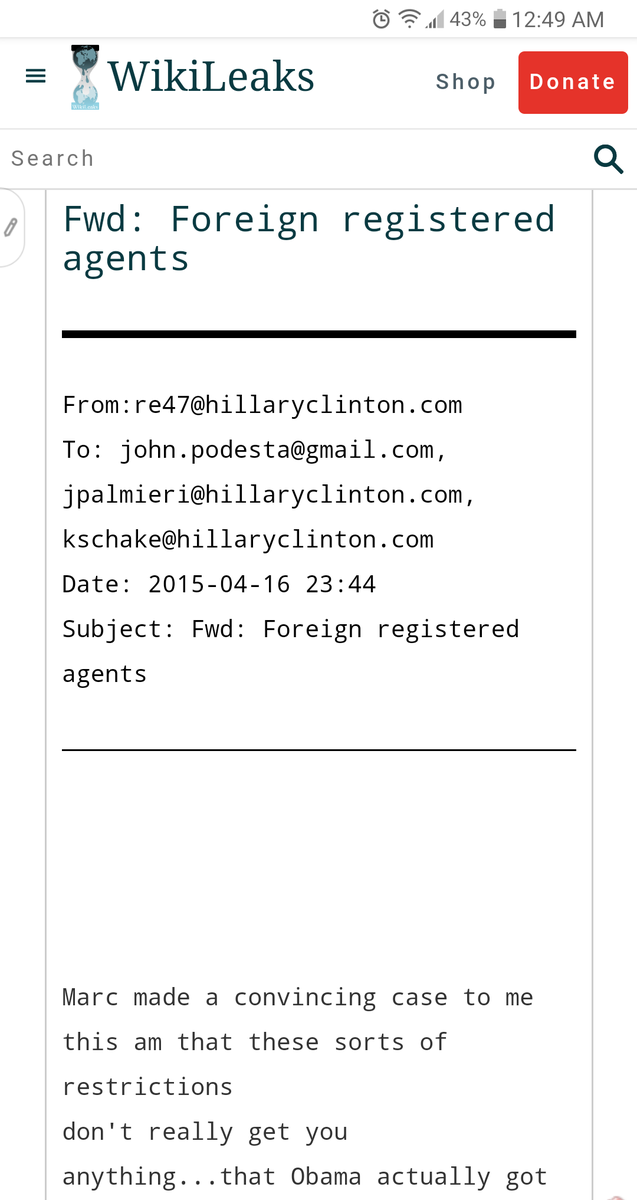 Caught trying to funnel donations. https://wikileaks.org/podesta-emails/emailid/14998 https://www.investors.com/politics/editorials/clinton-foundation-donations/