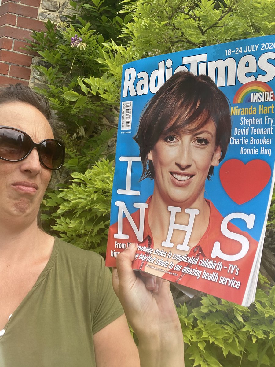 mermhart's tweet photo. The #DearNHS book is going great guns. Thanks @RadioTimes for supporting it with EXQUISITE front cover tastes. Have you got your copy of the book yet? All profits go to @NHSCharities and @LullabyTrust  100 stories of thanks to the NHS. Enjoy 🧡 Congrats @amateuradam https://t.co/FVMRUbTNQc