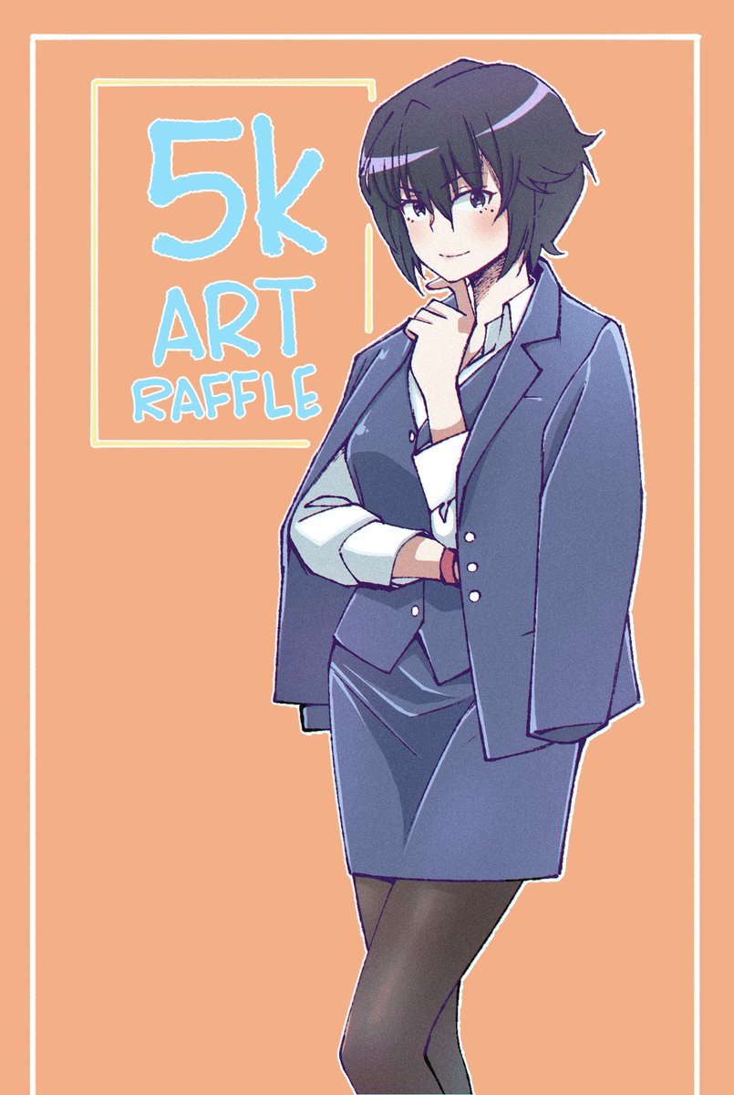 Office Lady has a reminder for new followers.Follow and RT to join. #RoadTo5k  #ArtRaffle