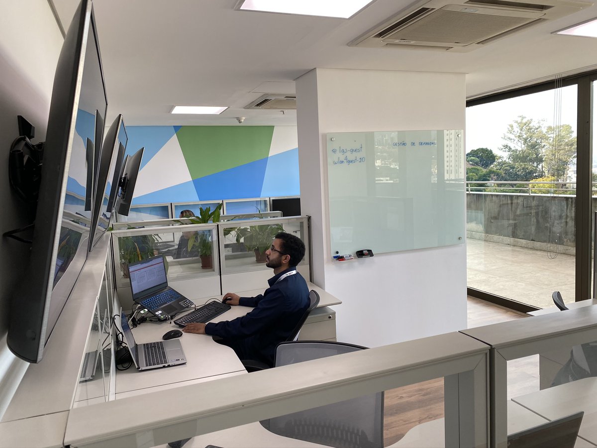 IDS_GeoRadar's tweet photo. The Belo Horizonte office is now home to our new 24/7 remote monitoring center!
Multiple teams can monitor for slope instability simultaneously, overseeing IDS GeoRadar's IBIS-FM hardware at Brazilian mines for better services and support.
#MineMonitoring @HexagonMining https://t.co/o3ILWwban2