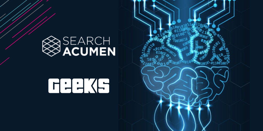 GeeksLtd's tweet photo. Our partnership with @SearchAcumen on a successful AI project has resulted in the project being a finalist for two prestigious #AI &amp; #MachineLearning awards! 🥳
 
#partnership #practicalAI #computingawards #AIMLawards #DTLeadersawards https://t.co/vhBJF5sXaf