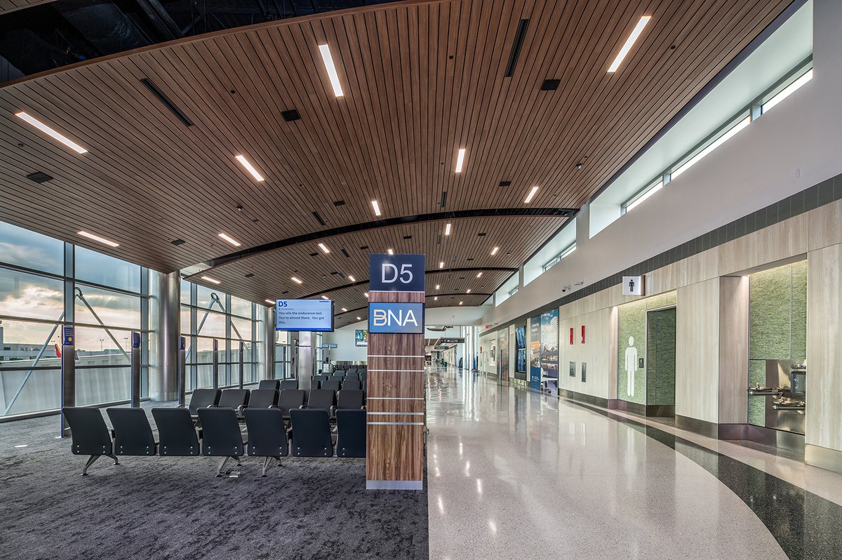 HenselPhelps's tweet photo. Hensel Phelps celebrates the successful opening of the new Concourse D and Terminal Wings Expansion project at Nashville International Airport! @FentressArch @flynashville #aviation #travel

Learn more at: https://t.co/TMFbMKX4kN https://t.co/o2pMGGapzD