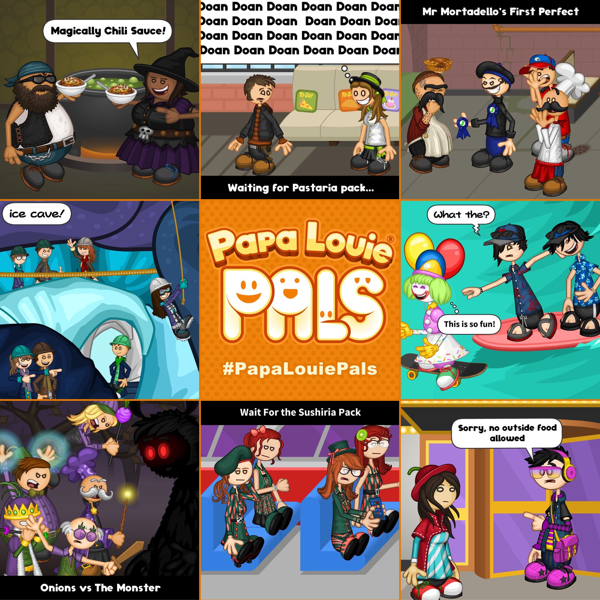 Flipline Studios on X: Papa Louie Pals: Scenes and a Preview!   #PapaLouiePals  / X