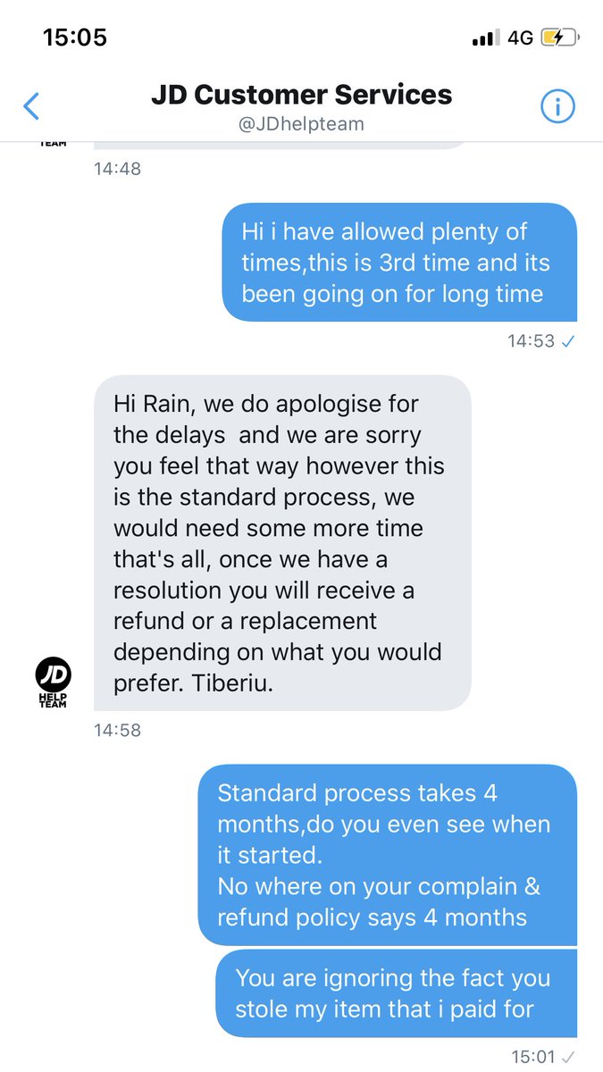 ⁦@JDSports⁩ is this how you response to missing items?its been over four months.