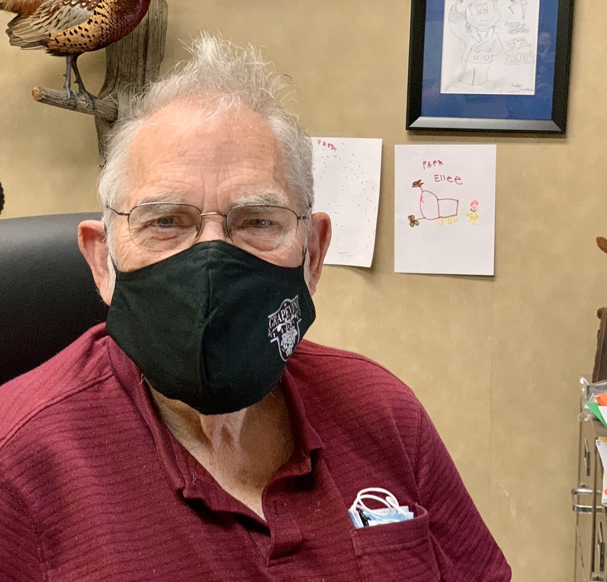 “Do it to set a good example.” 
~ Mayor William D. Tate 
<a href="/yallwearamask/">Y'all Wear a Mask</a> @MayorBetsyPrice <a href="/CityofNRH/">North Richland Hills City Hall</a> <a href="/CityOfArlington/">City of Arlington</a>