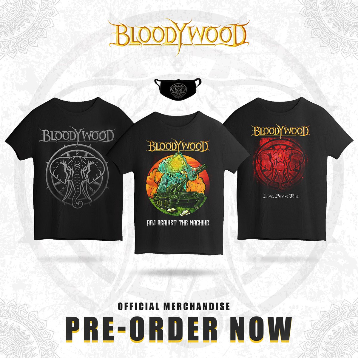 Hey there hi, you ready to buy?😉
PRE-ORDER NOW! LIMITED RUN TILL 7TH AUGUST!!

bloodywood.myshopify.com/collections/th…

#merch #merchandise #bloodywood #preorder