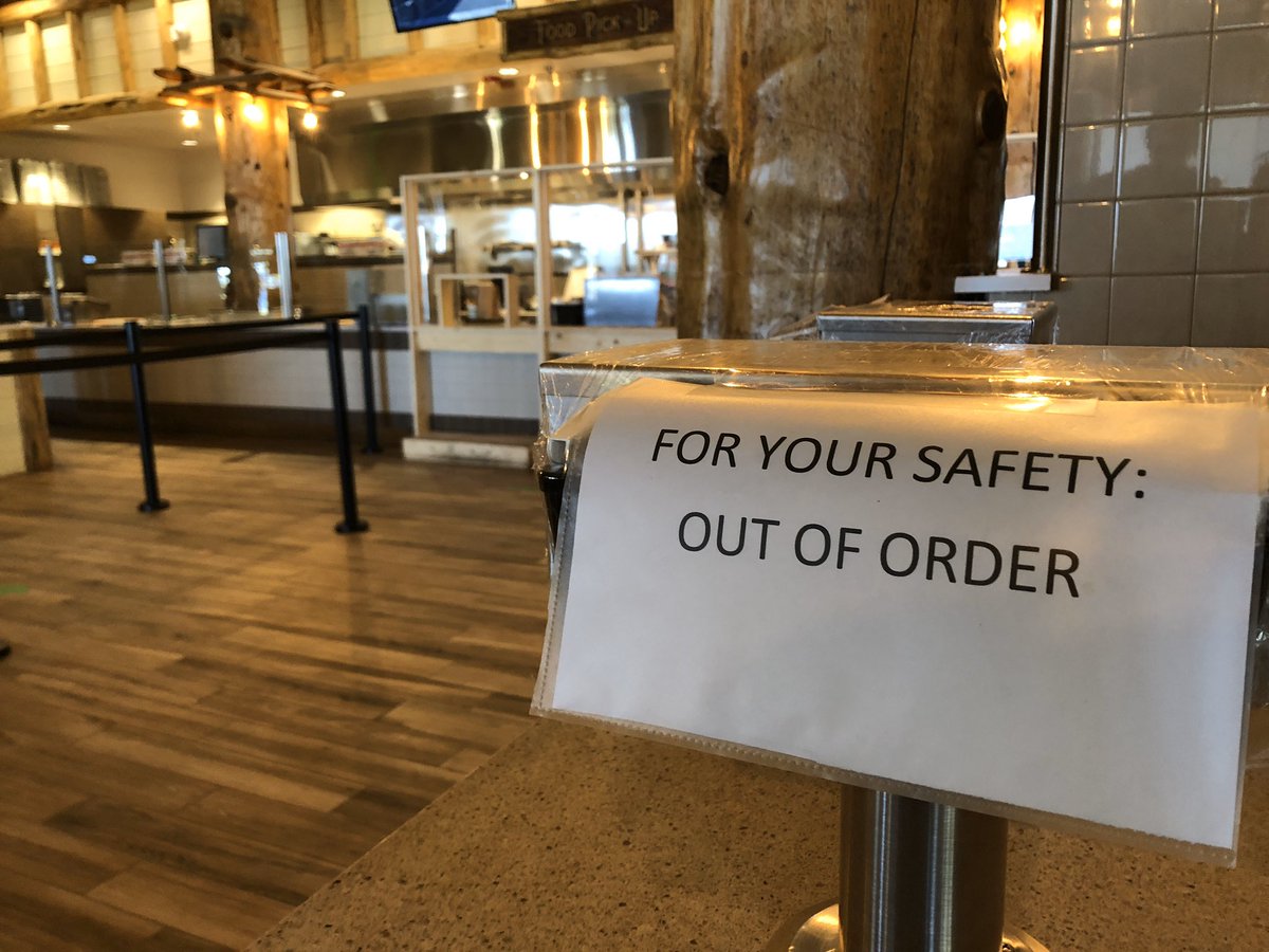 3. Closures closures closures. Don’t rely on national park maps, make sure to ask what’s really open at entrance stations. Most visitor centers are closed.  #coronavirus  #yellowstone &ndash; bei  Lake Lodge & Cabins Yellowstone National Park