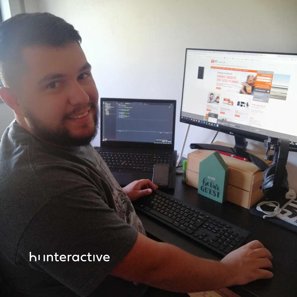 hiinteractive's tweet image. Hi Lucas Araújo! Our dedicated Front-end developer is currently working with one of our long time partners, and he's loving it!
Can't you tell by his face? 😂

#WeareHi #HiRemote #DigitalExperiences #FrontEnd