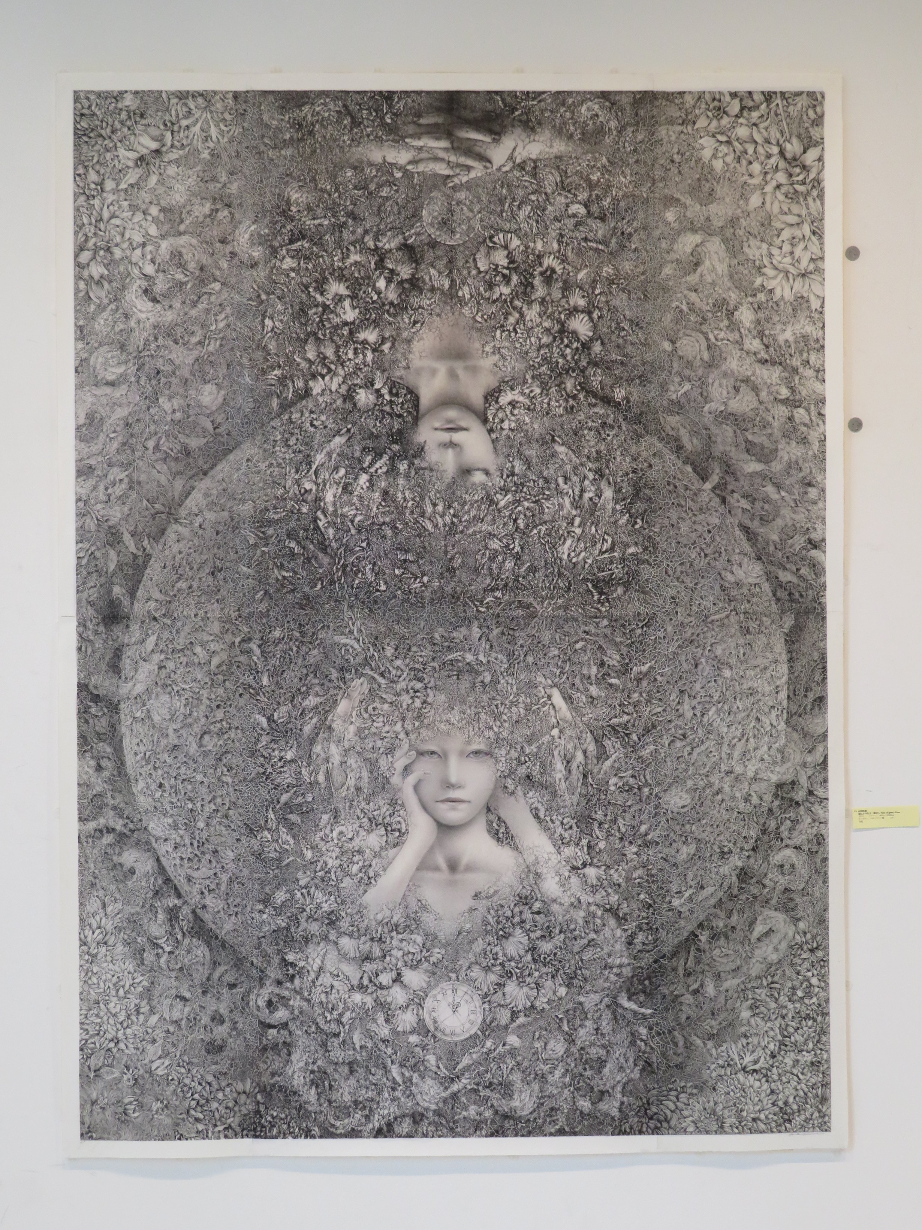 1205 山田彩加 「存在の本質Ⅰ-変邊と反復-」 リトグラフ