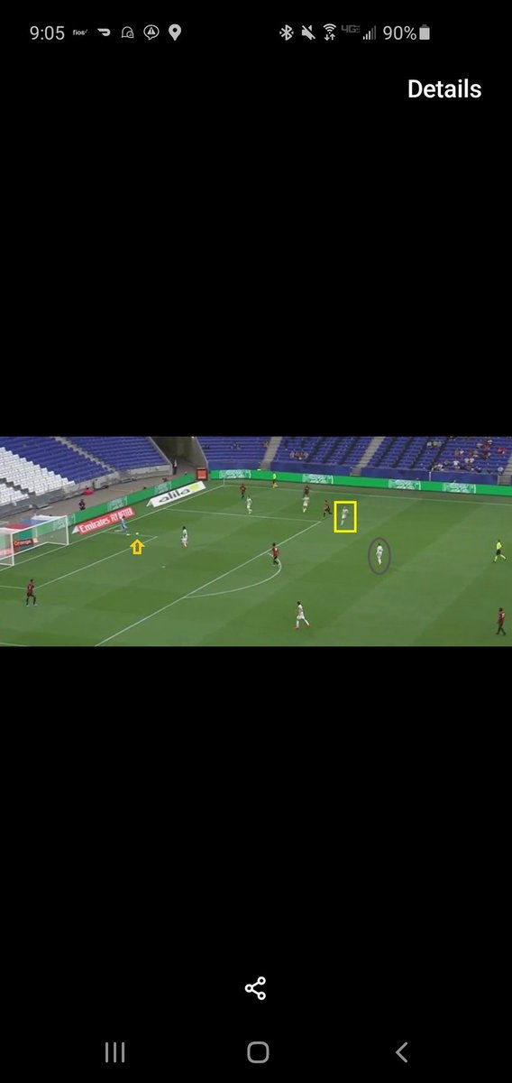 Here is an example from 49th minute of how advanced Brown is pressing at times and midfield shape. We can get away with this mostly in the league ex-Rangers- I just don't understand why we are using a 35 yr old midfielder this way- something I would drool over as an opposing team