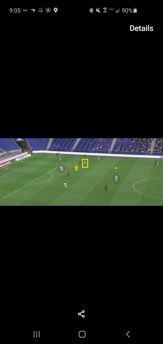 Here is an example from 49th minute of how advanced Brown is pressing at times and midfield shape. We can get away with this mostly in the league ex-Rangers- I just don't understand why we are using a 35 yr old midfielder this way- something I would drool over as an opposing team